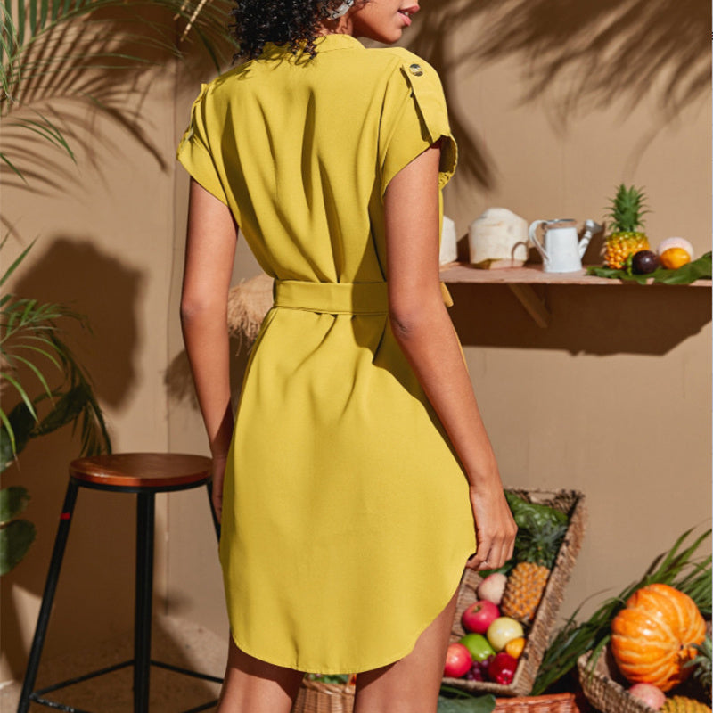 Chic & Effortless: The Bowknot Belted Dress - All Inclusive Family Treasures