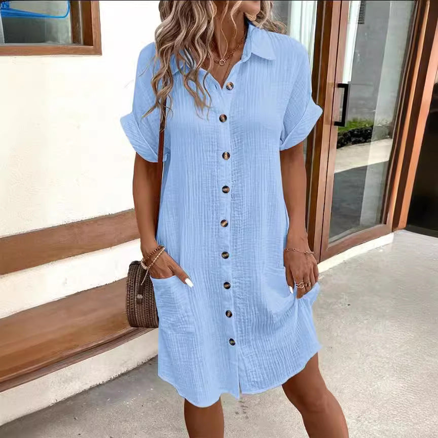 Effortless Style: The Ultimate Summer Shirt Dress - All Inclusive Family Treasures