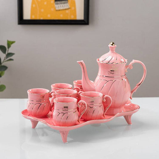 Luxury - Elegant Ceramic Tea & Coffee Set – Perfect for Weddings, Living Room Décor & Festive Gatherings - All Inclusive Family Treasures