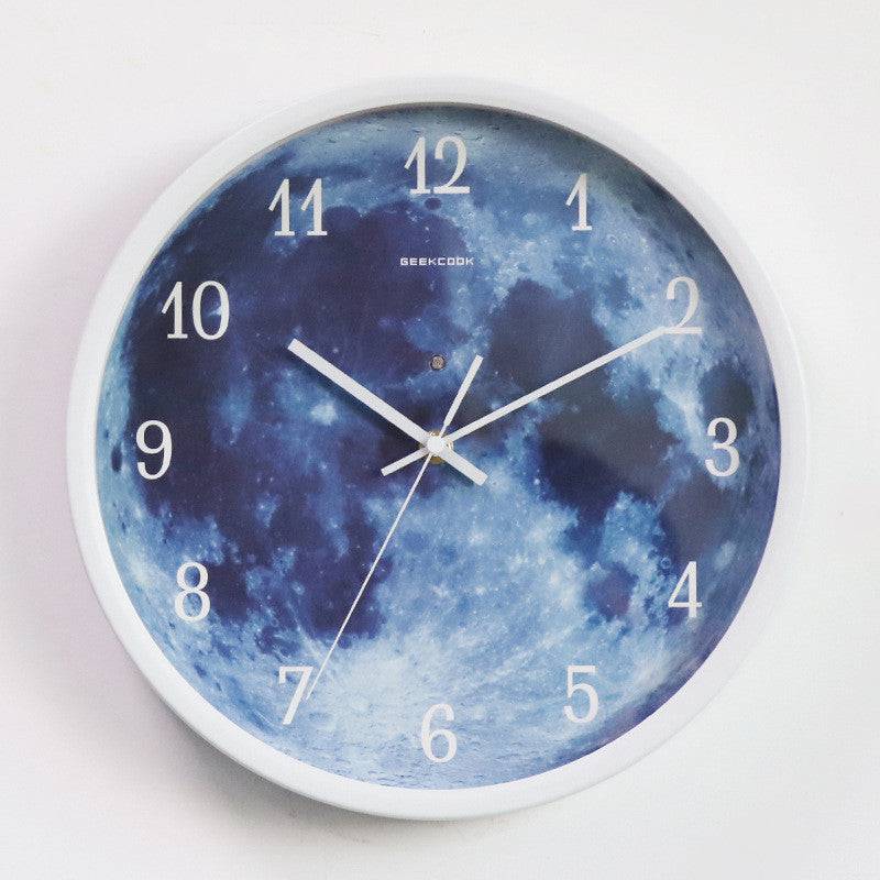 Blue Moon Glow Wall Clock - All Inclusive Family Treasures