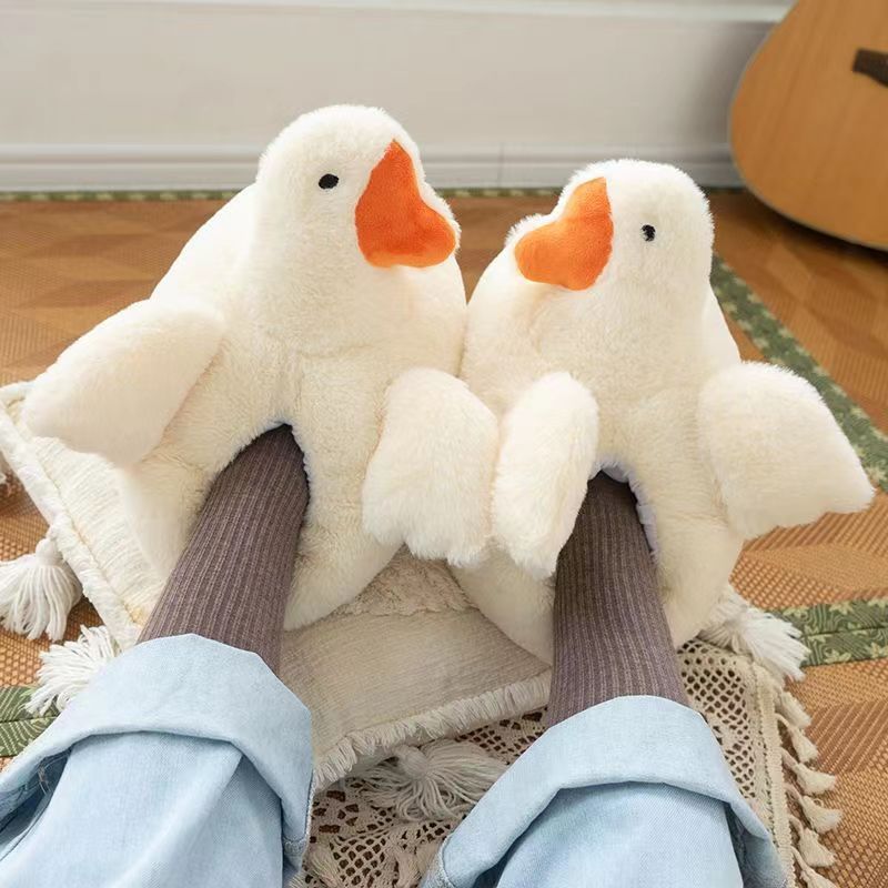 Cozy Up with Adorable Duck Fluffy Slippers! - All Inclusive Family Treasures