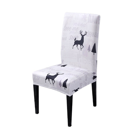 Festive Christmas Chair Covers – Universal Stretch Fit for Dining Chairs - All Inclusive Family Treasures