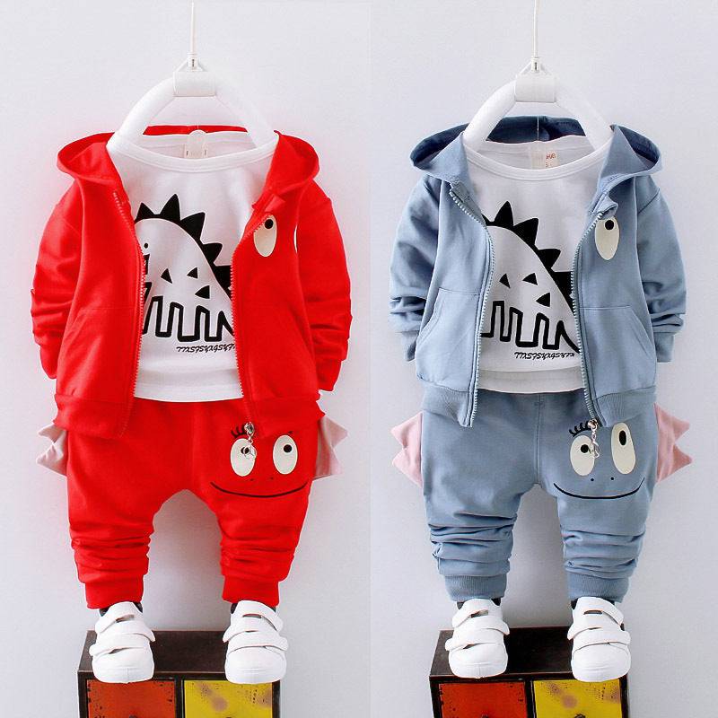 Dino Delight: Boys’ Cotton Hoodie & Jogger Set - All Inclusive Family Treasures