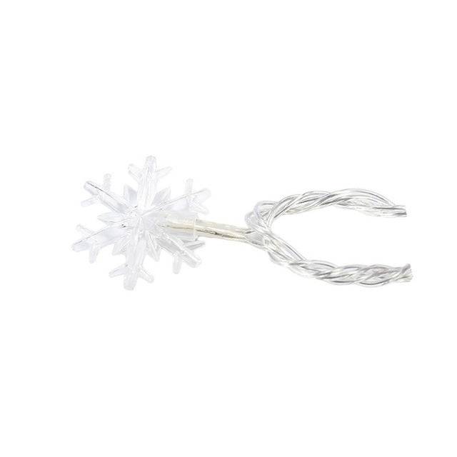 Enchanting LED Snowflake String Lights – Perfect for Festive Home Décor - All Inclusive Family Treasures