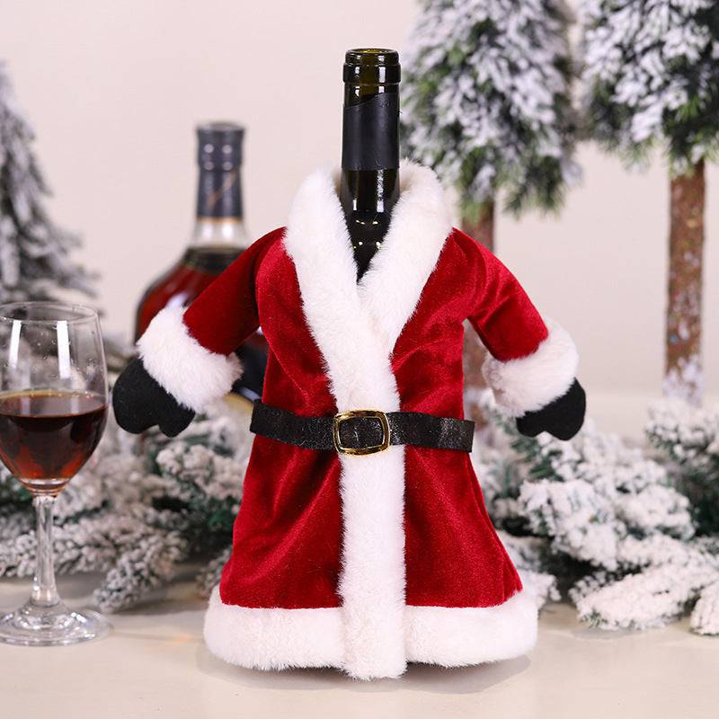 Festive Christmas Wine Bottle Covers – Adorable Holiday Bottle Bags for Perfect Gift Wrapping - All Inclusive Family Treasures