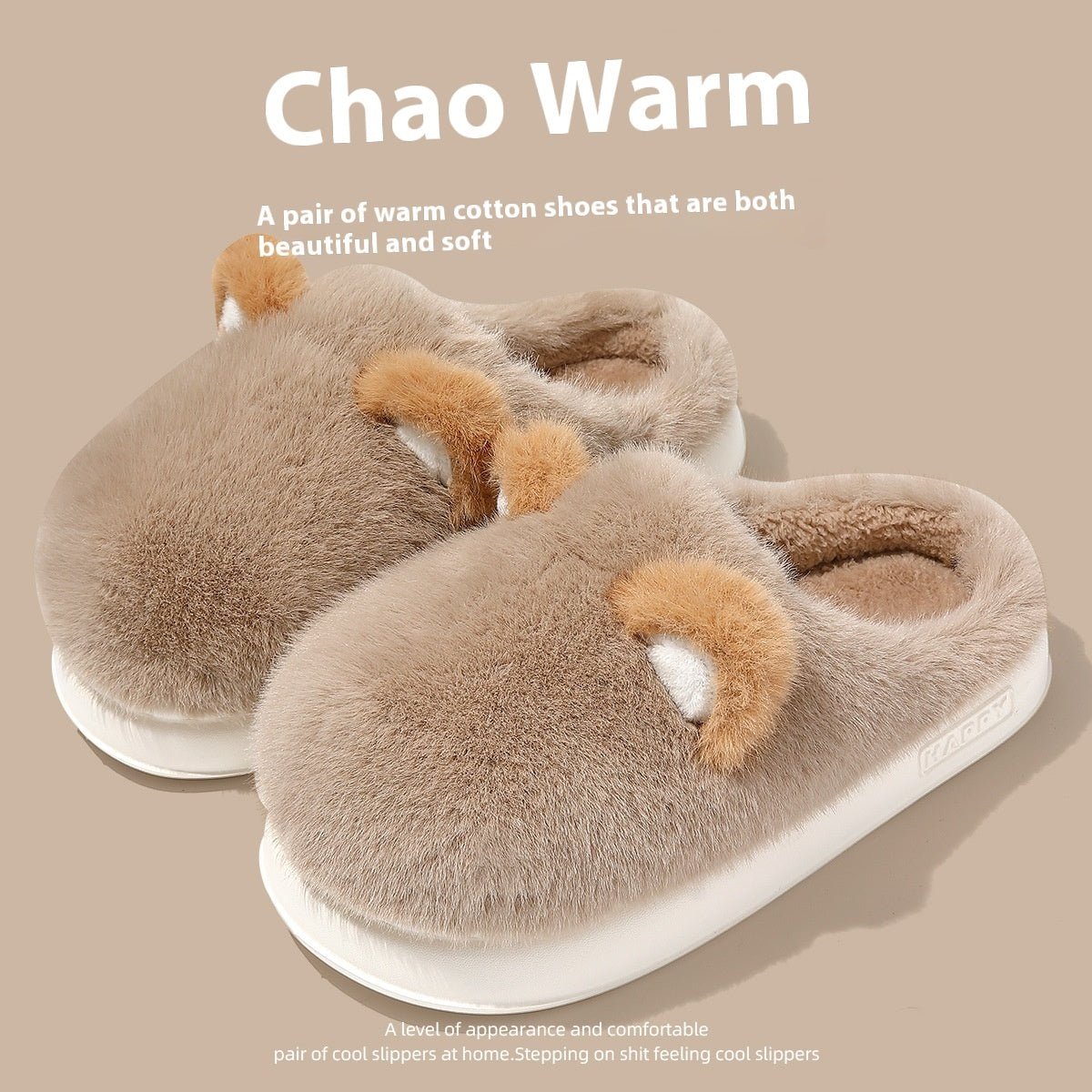 Snuggly Bear Fleece Slippers – Cozy Comfort for Chilly Days! - All Inclusive Family Treasures