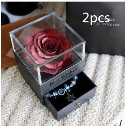 Eternal Rose Jewelry Box – A Timeless Gift of Love and Elegance - All Inclusive Family Treasures