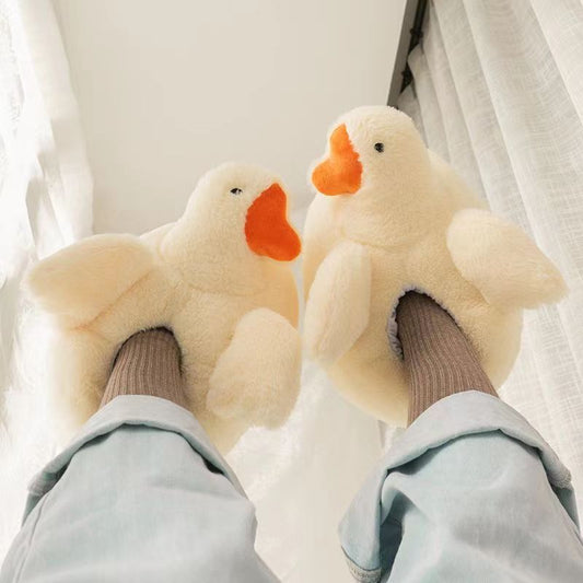 Cozy Up with Adorable Duck Fluffy Slippers! - All Inclusive Family Treasures