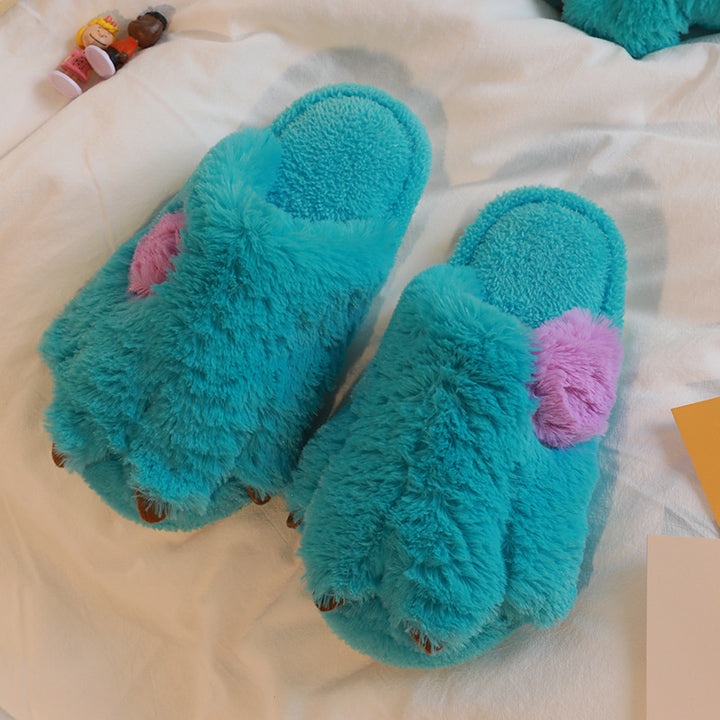 Cozy Monster Plush Slippers – Quirky, Fun & Extra Warm