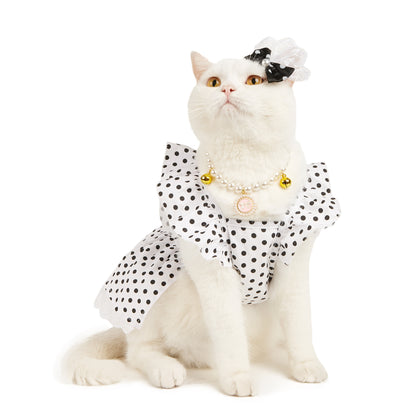 Polka Dot Princess Dress for Cats and Dogs - All Inclusive Family Treasures