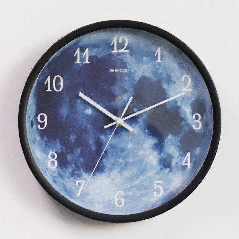 Blue Moon Glow Wall Clock - All Inclusive Family Treasures