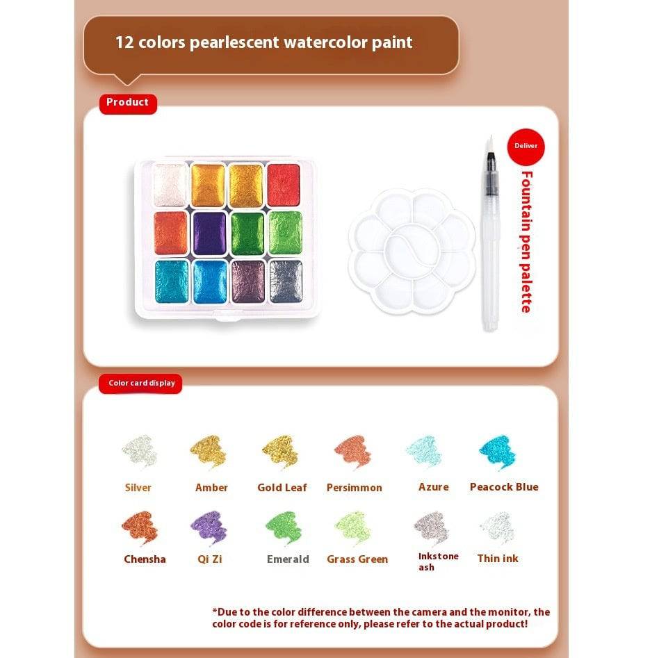 Pearlescent Solid Watercolors: Add Sparkle to Your Artistic Creations! - All Inclusive Family Treasures