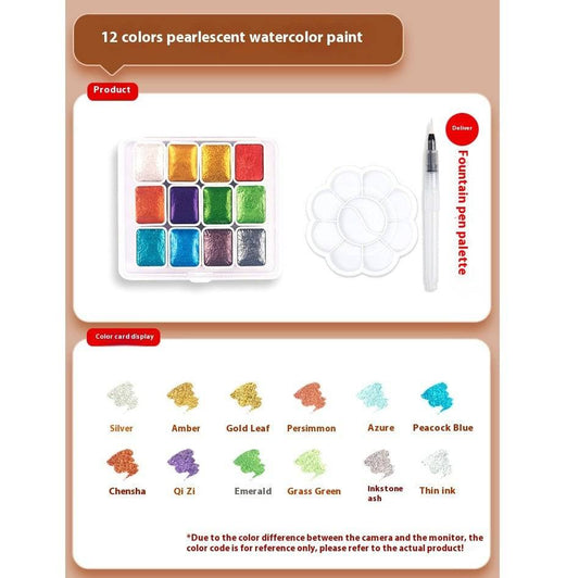 Pearlescent Solid Watercolors: Add Sparkle to Your Artistic Creations! - All Inclusive Family Treasures