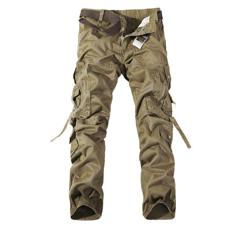 Men's Multi-Pocket Washed Cargo Pants | Stylish & Functional Utility Pants - All Inclusive Family Treasures