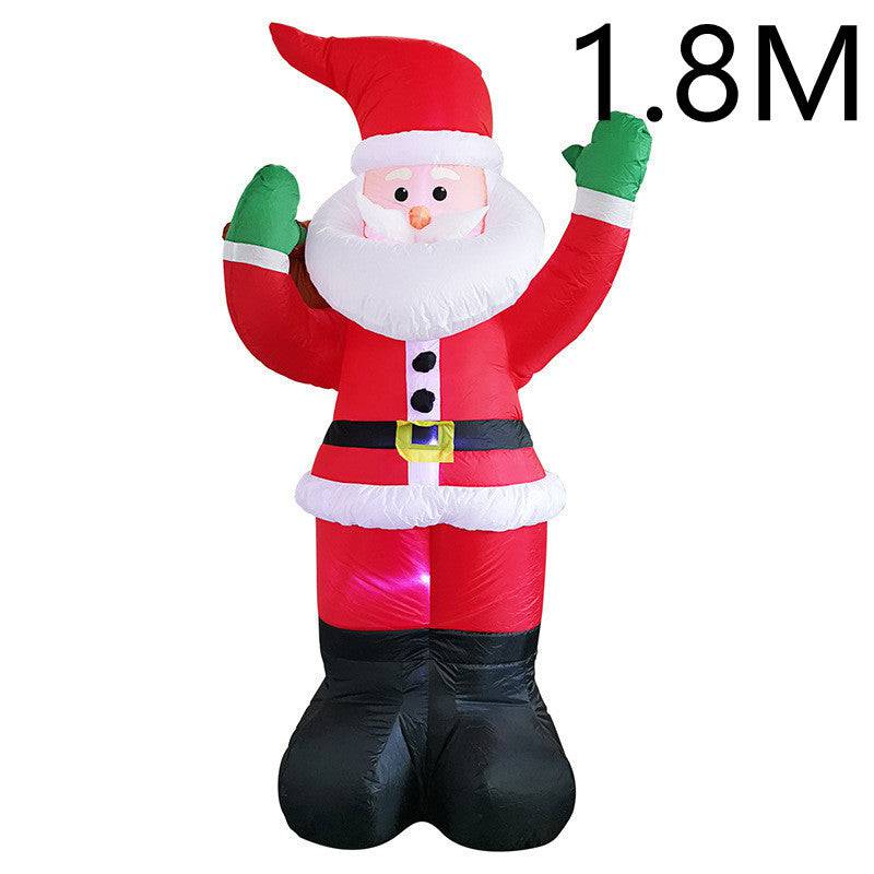 Festive LED Inflatable Christmas Decorations – Santa, Snowman, and Tree for a Magical Outdoor Display - All Inclusive Family Treasures