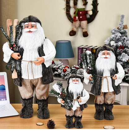 Charming Nordic Santa Claus Ornaments – Festive Winter Wonderland Decor - All Inclusive Family Treasures