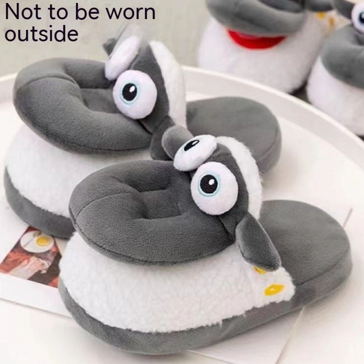 Sheep Plush Cotton Winter Slippers – Cozy, Fun & Adorable