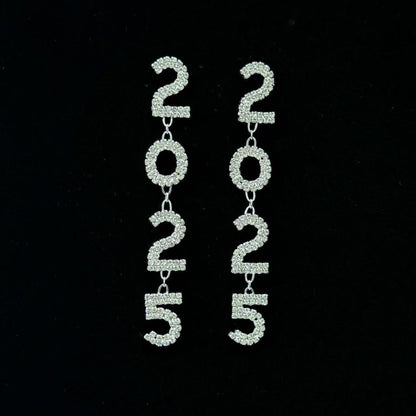 Celebrate 2025 in Style: Rhinestone Tassel Pendant Earrings - All Inclusive Family Treasures