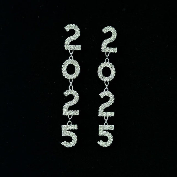 Celebrate 2025 in Style: Rhinestone Tassel Pendant Earrings - All Inclusive Family Treasures