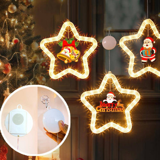 Sparkling LED Christmas Star Lights – Illuminate Your Windows and Doors This Holiday Season - All Inclusive Family Treasures