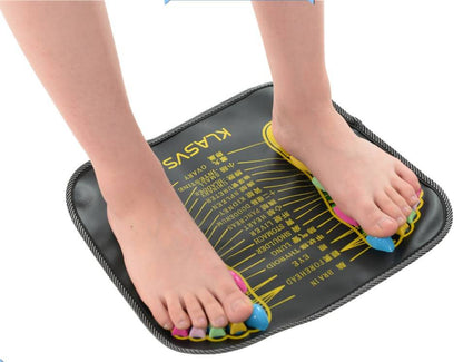 Reflexology Foot Massage Pad - Cobblestone Acupressure Mat for Pain Relief & Health Care - All Inclusive Family Treasures