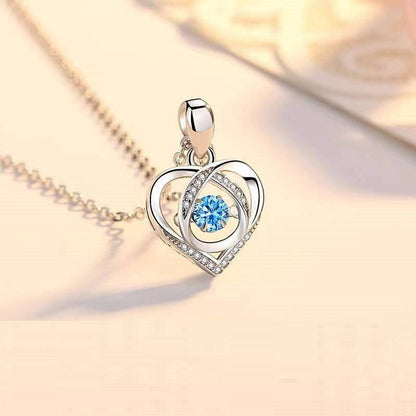 Beating Heart Necklace – Luxury Rhinestone Jewelry - All Inclusive Family Treasures