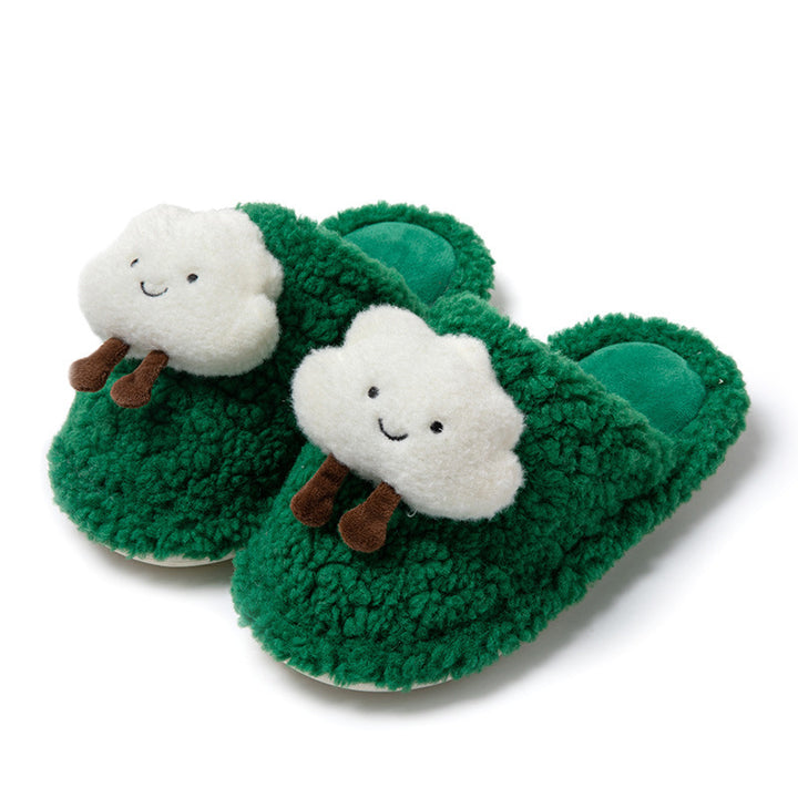 Cloudy Comfort Cartoon Plush Slippers