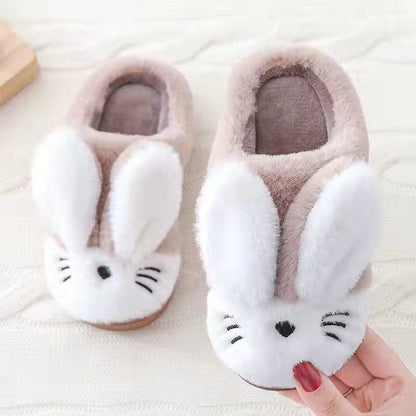 Snuggly Bunny Cotton Slippers – Cozy Comfort for Little Feet - All Inclusive Family Treasures