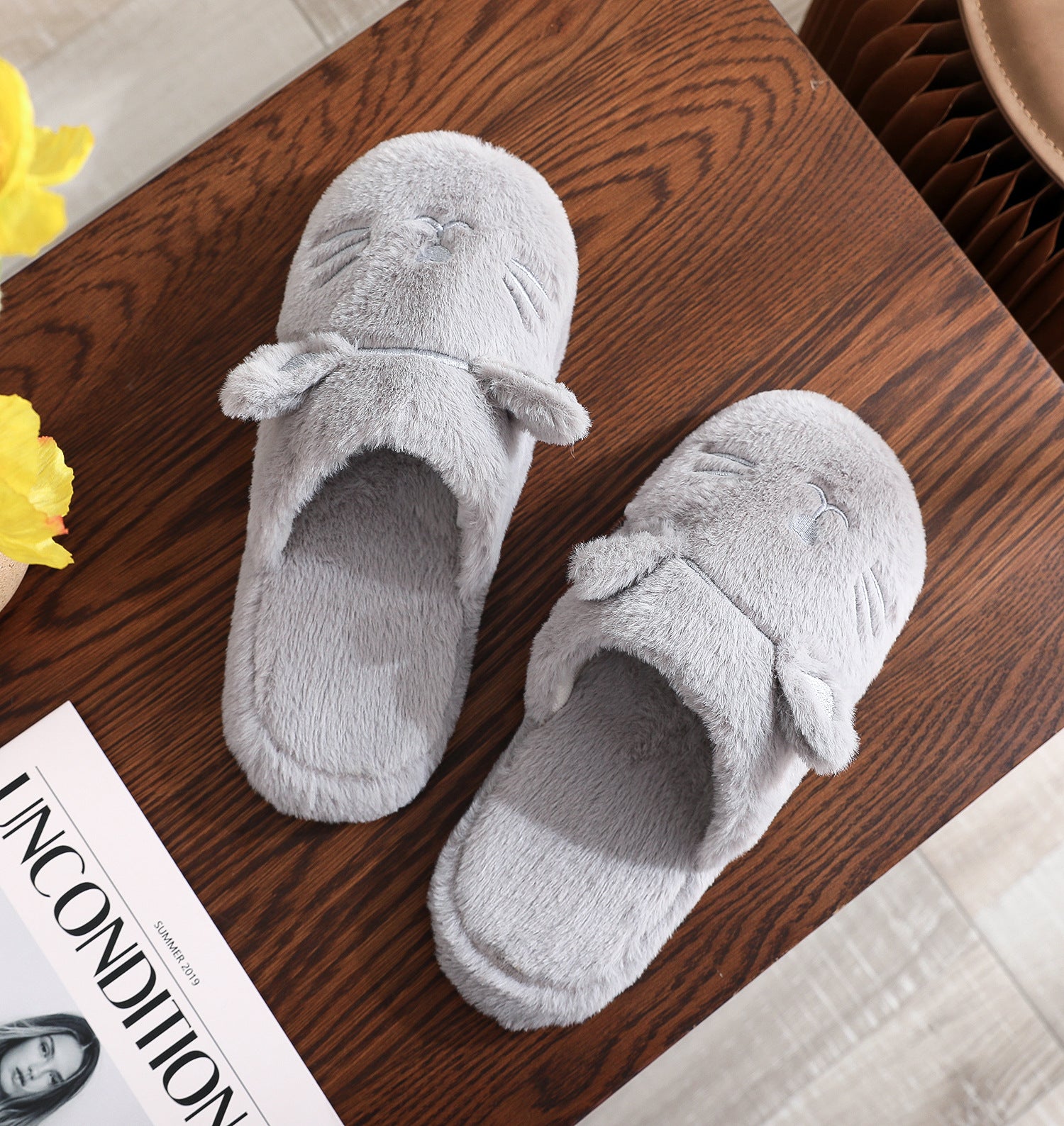 Purr-fectly Cozy: Cat-Themed Soft Bottom Slippers! - All Inclusive Family Treasures