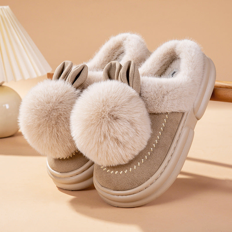 Fluffy Bunny Winter Slippers – Stay Cozy, Stay Cute! - All Inclusive Family Treasures