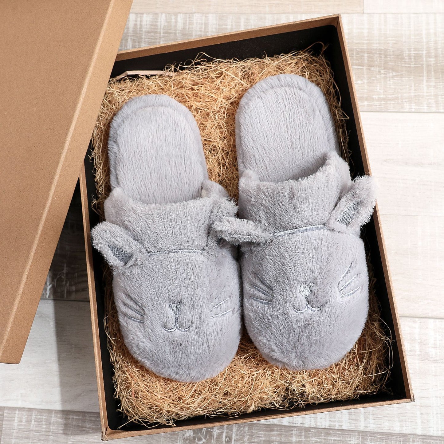 Purr-fectly Cozy: Cat-Themed Soft Bottom Slippers! - All Inclusive Family Treasures