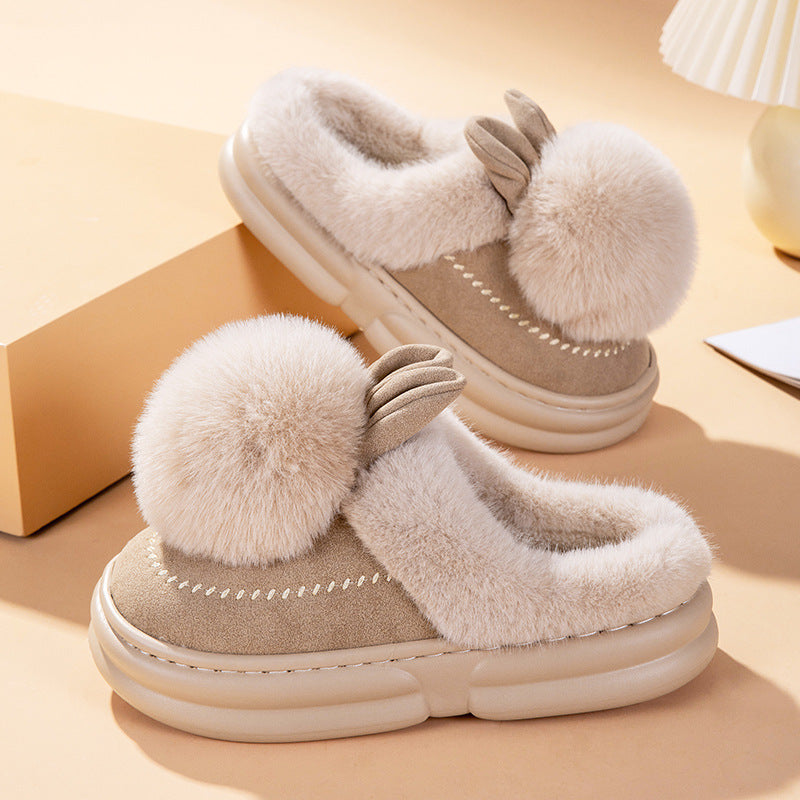 Fluffy Bunny Winter Slippers – Stay Cozy, Stay Cute! - All Inclusive Family Treasures