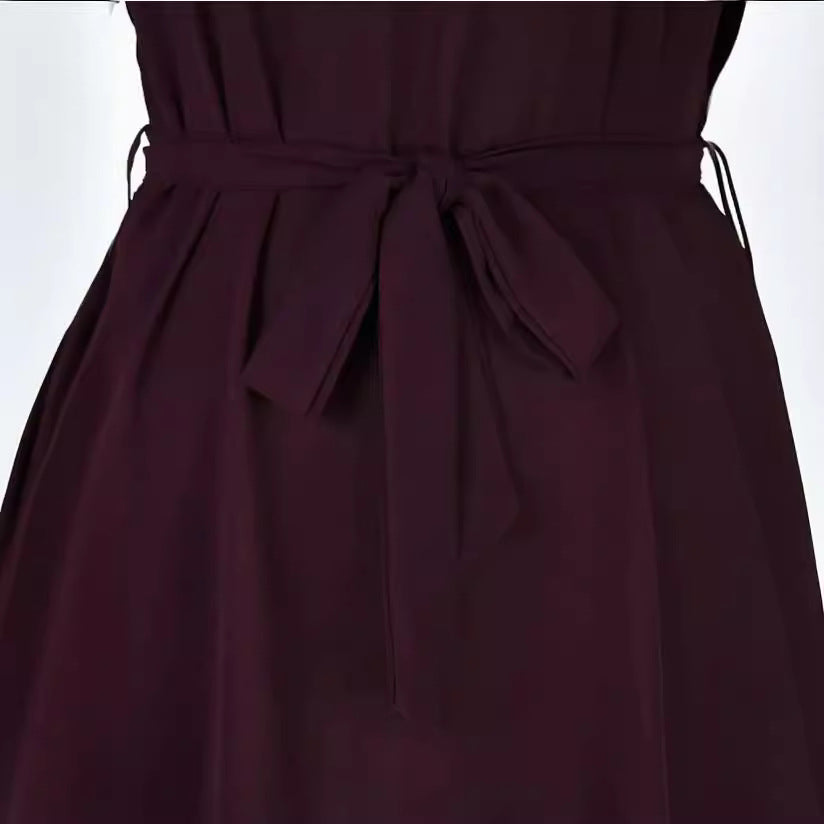 Chic & Effortless: The Bowknot Belted Dress - All Inclusive Family Treasures