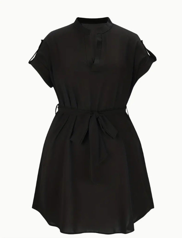 Chic & Effortless: The Bowknot Belted Dress - All Inclusive Family Treasures