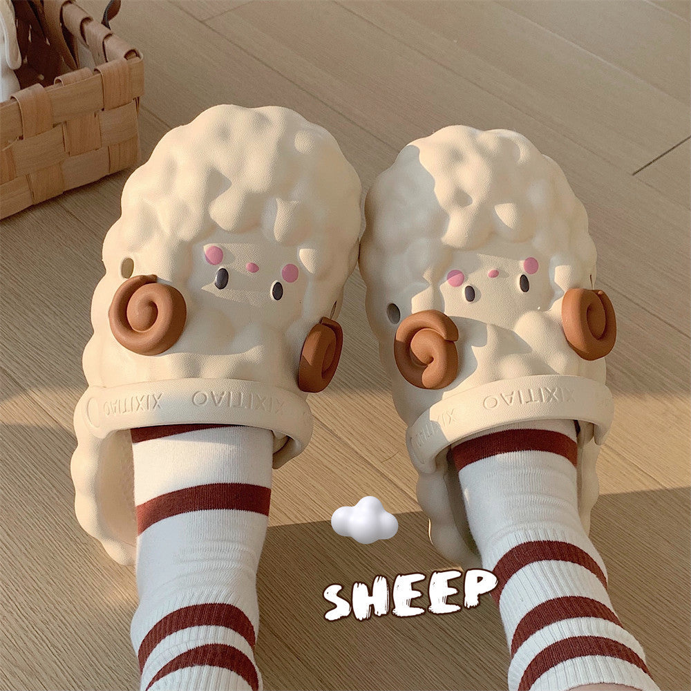 Fluffy Sheep Cloud Sandals – Cozy, Cute & Oh-So-Comfy! - All Inclusive Family Treasures