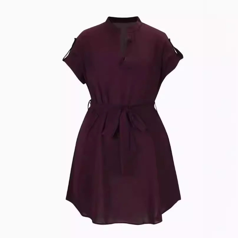 Chic & Effortless: The Bowknot Belted Dress - All Inclusive Family Treasures