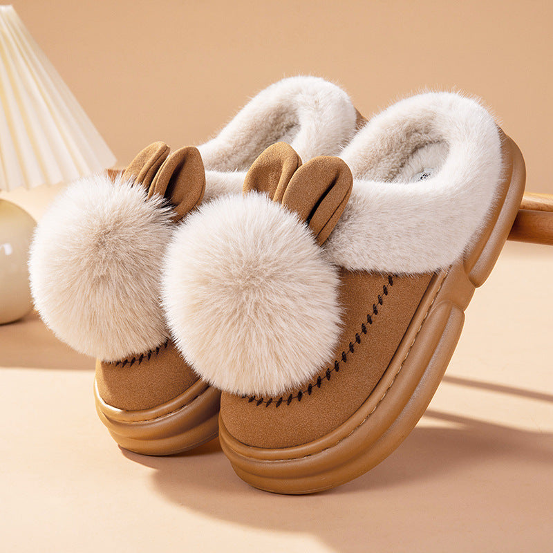 Fluffy Bunny Winter Slippers – Stay Cozy, Stay Cute! - All Inclusive Family Treasures