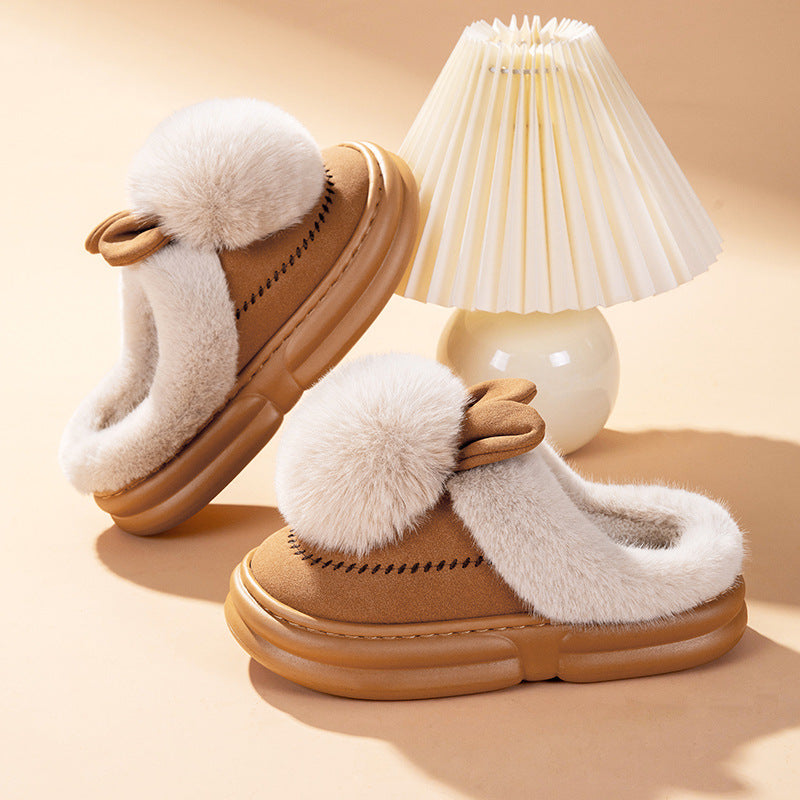 Fluffy Bunny Winter Slippers – Stay Cozy, Stay Cute! - All Inclusive Family Treasures