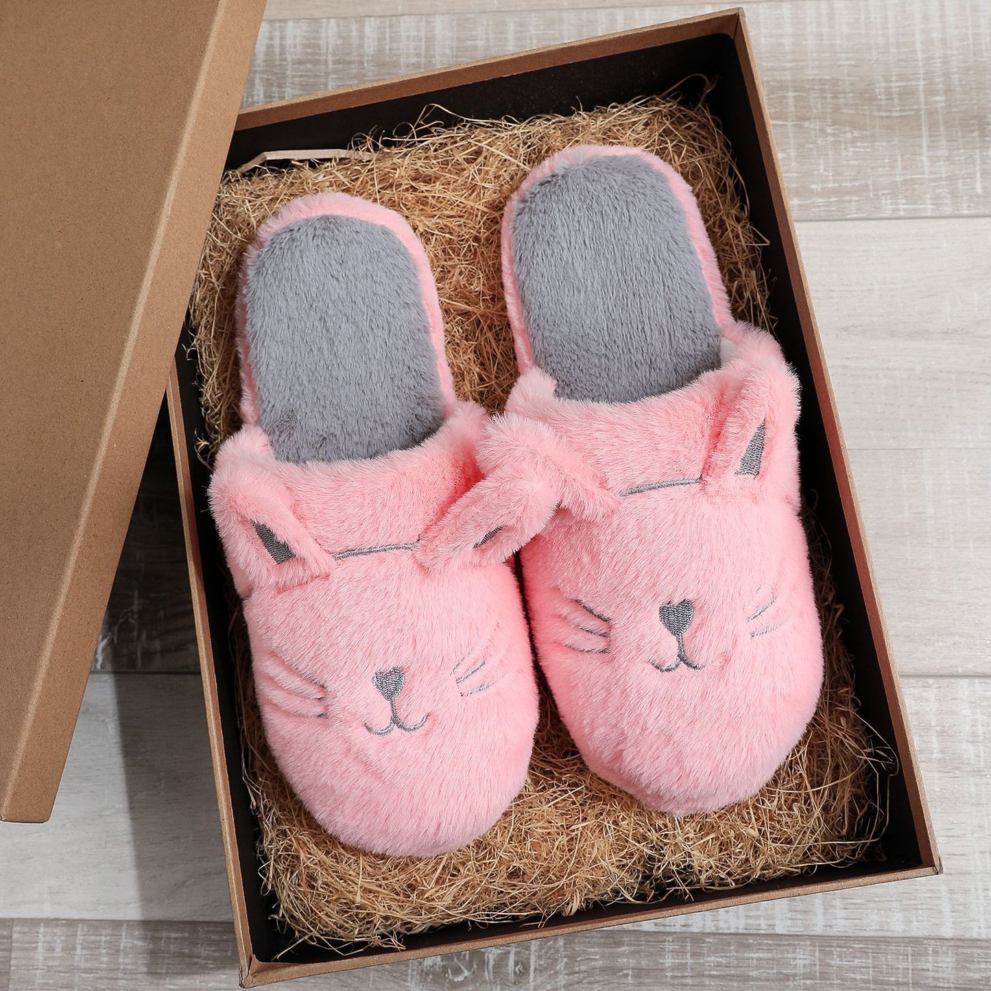 Purr-fectly Cozy: Cat-Themed Soft Bottom Slippers! - All Inclusive Family Treasures