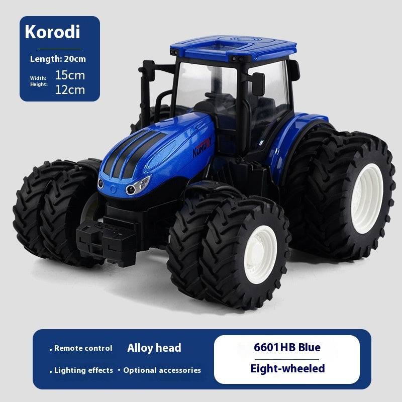 Remote Control Farmer Tractor Toy with Livestock Transport - All Inclusive Family Treasures