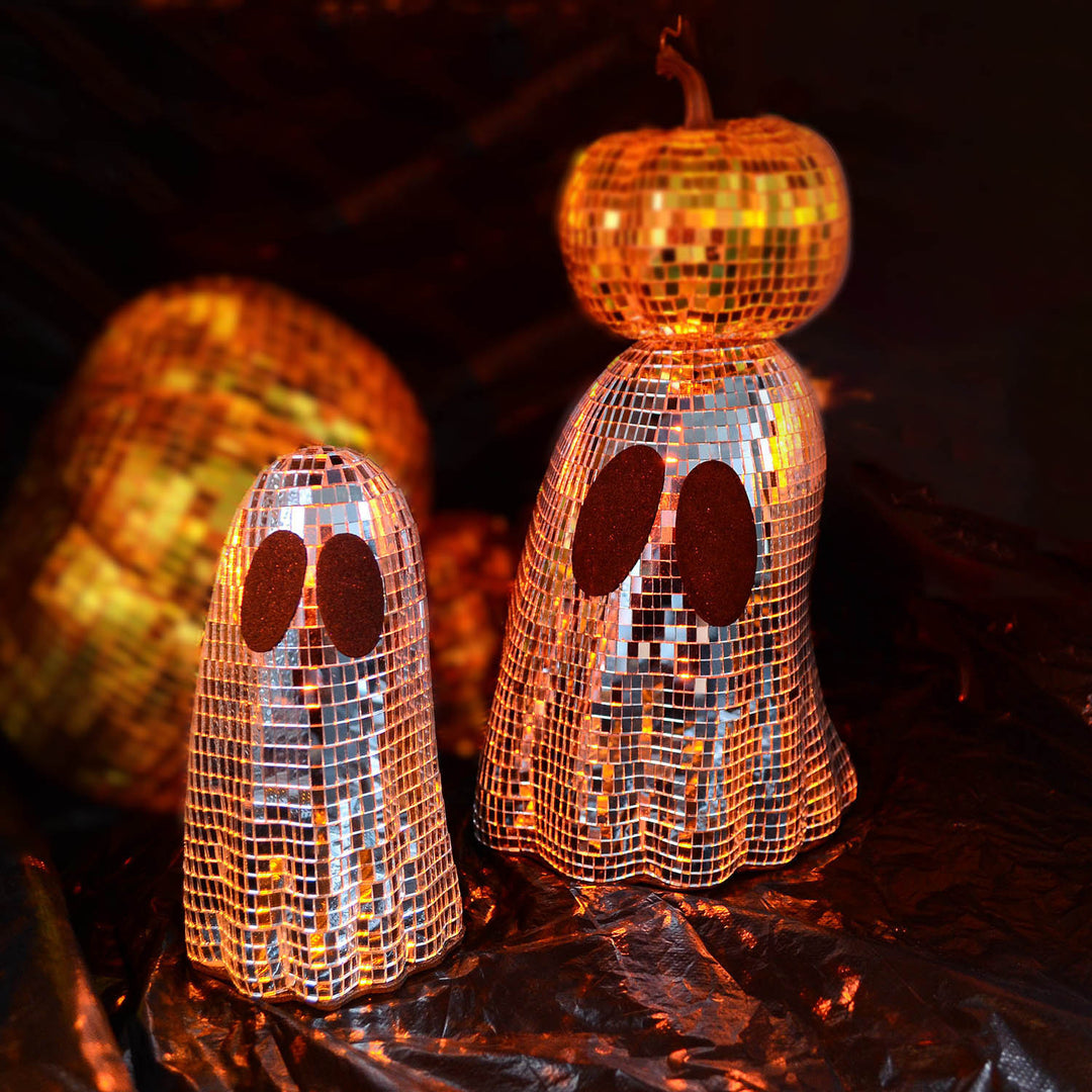 Disco Ball Ghost Decorations – Sparkling Halloween Showstoppers