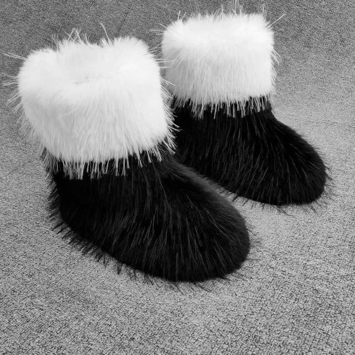 Christmas Plush Boots – Cozy Holiday Warmth