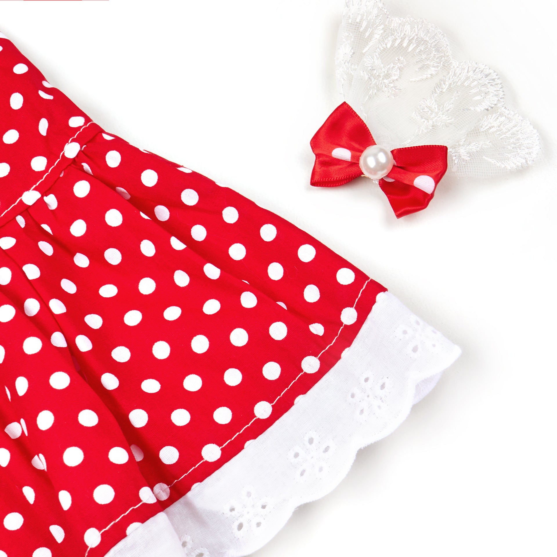 Polka Dot Princess Dress for Cats and Dogs - All Inclusive Family Treasures