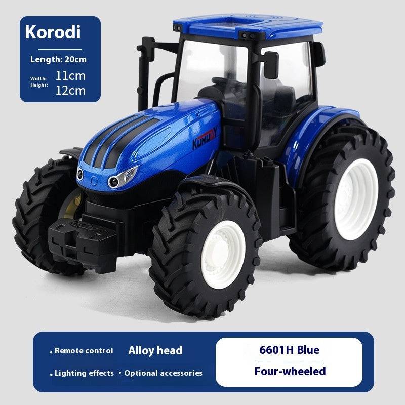 Remote Control Farmer Tractor Toy with Livestock Transport - All Inclusive Family Treasures