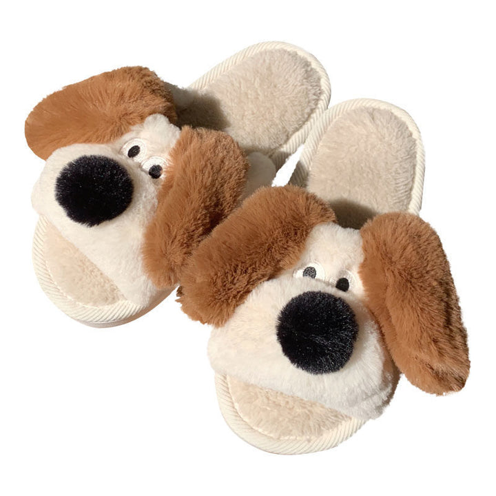 Cozy Puppy Plush Slippers – Warmth & Whimsy for Every Step