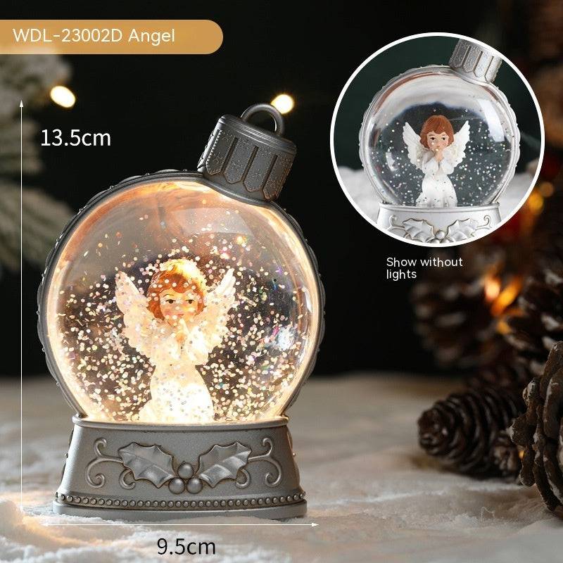 Luminous Christmas LED Snow Globe – Festive Holiday Scene Collection - All Inclusive Family Treasures