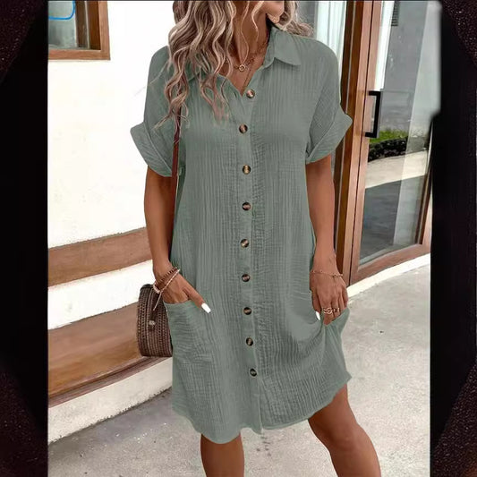 Effortless Style: The Ultimate Summer Shirt Dress - All Inclusive Family Treasures