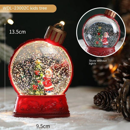 Luminous Christmas LED Snow Globe – Festive Holiday Scene Collection - All Inclusive Family Treasures