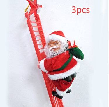 Magical Electric Santa Claus Climbing Ladder – Bring Holiday Cheer to Your Home! - All Inclusive Family Treasures