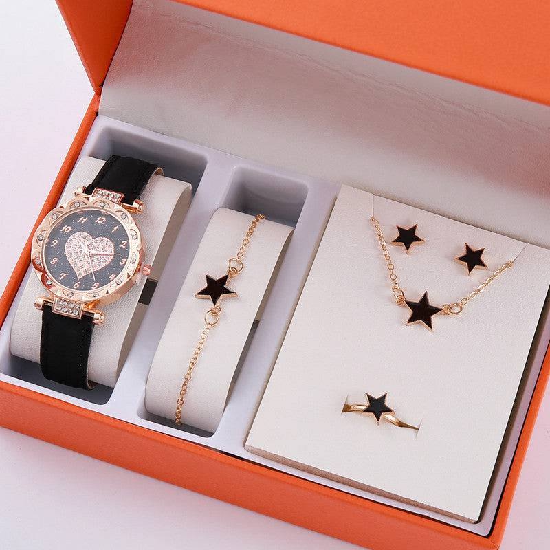 High-End Minimalist Quartz Watch Set – Effortless Elegance for Every Occasion - All Inclusive Family Treasures